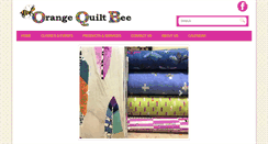 Desktop Screenshot of orangequiltbee.com